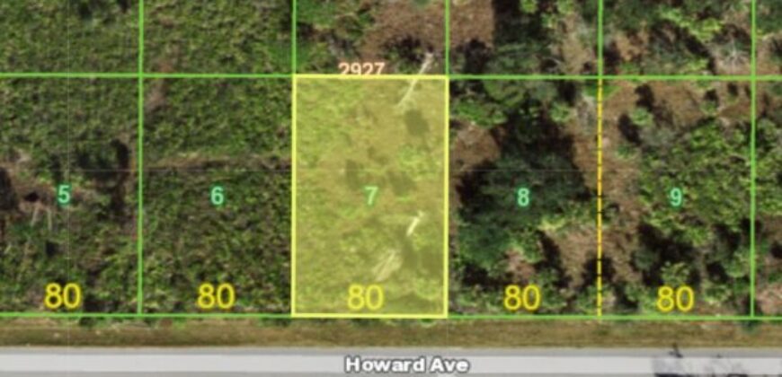 Lote 7 en Howard Ave. Port Charlotte, FL